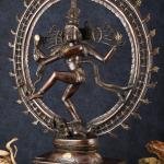 Pure Brass Large Nataraja Statue | 35" x 27" x 11" | 35 kg | Cocoa Finish | Monumental Cosmic Dance | Temple Grade Art | Jaipurio